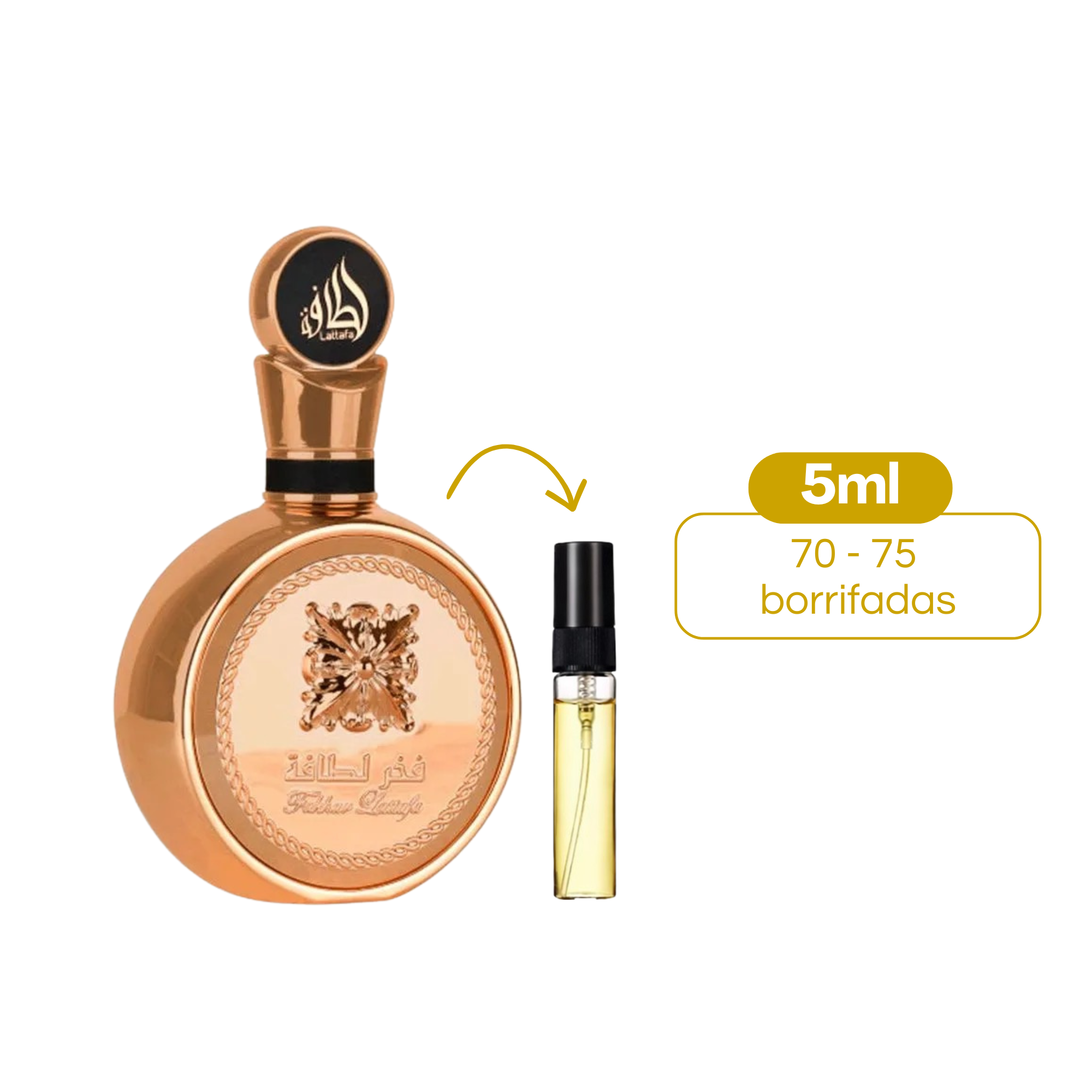 (Decant) Árabe Fakhar Gold Extrait